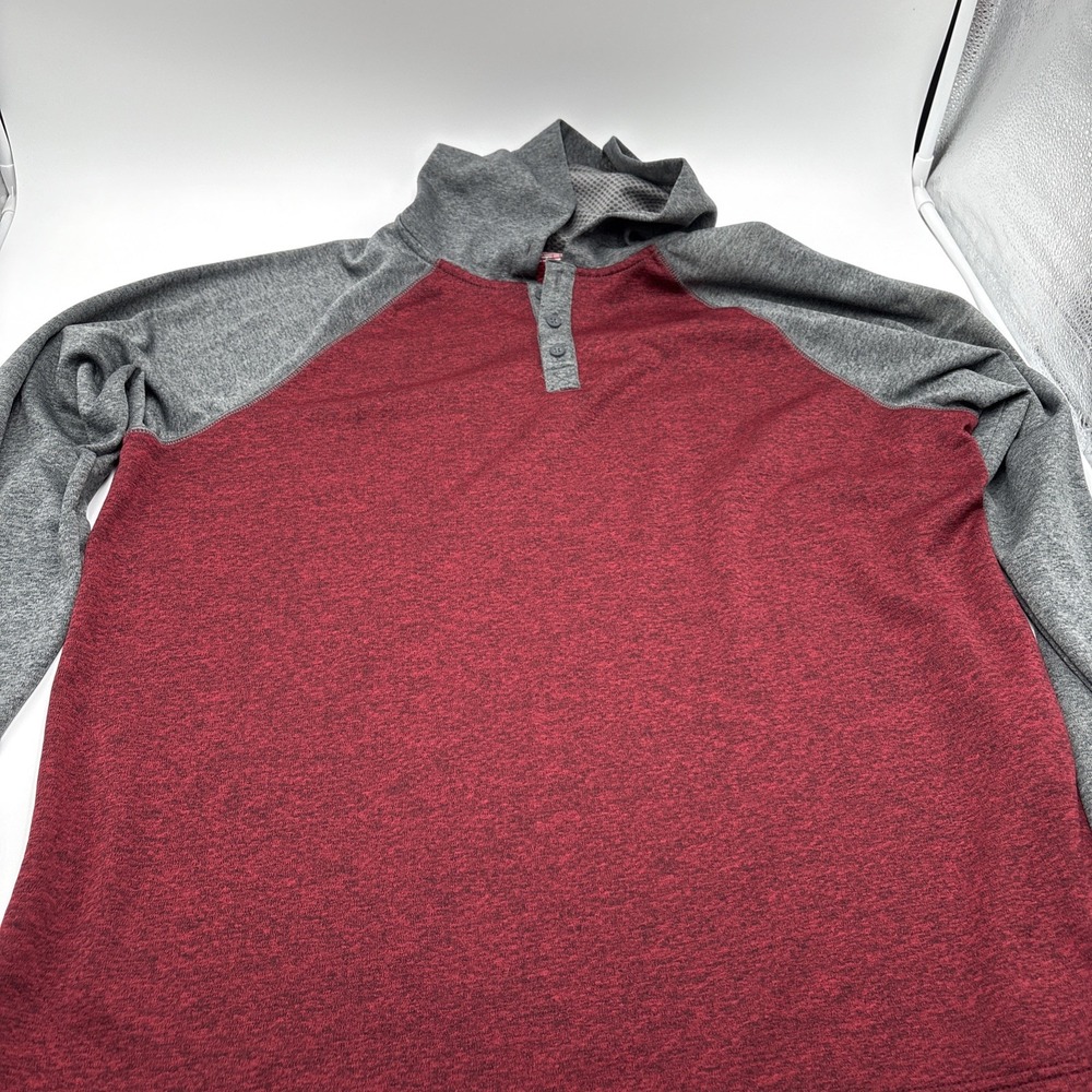 Tony Hawk‎ Pullover Hoodie Mens XXL Red Grey Skater Skate Boarder Wear
